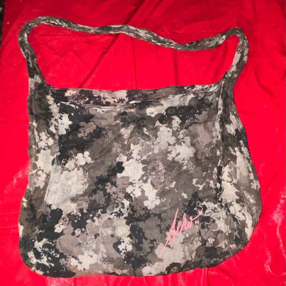 Aeropostale Y2K Vintage Light Weight Paper Thin Tote Bag Medium Size